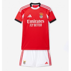 Dětské fotbalový komplet Benfica Domácí košile 2025-26 Krátkým Rukávem